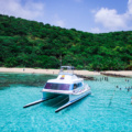 Catamaran hacia la Isla de Culebra