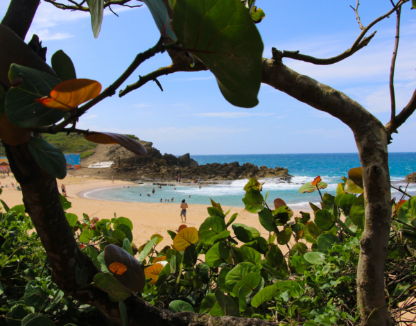 Playa La Poza del Obispo en Arecibo