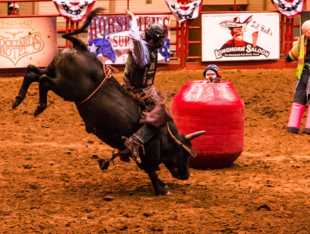 Noche de Rodeo en los Stock Yards de Forth Worth