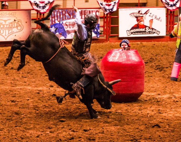 Noche de Rodeo en los Stock Yards de Forth Worth