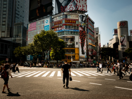 La intersección mas famosa de Tokio