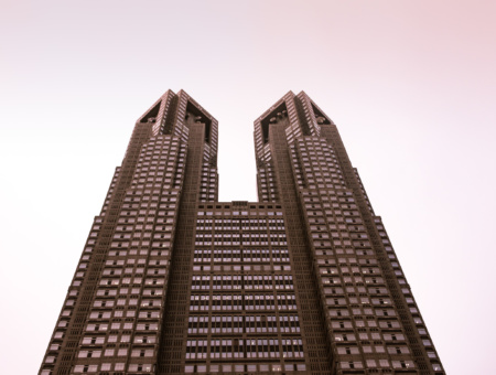 Observatorio en un edificio de gobierno en Tokio